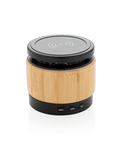 Speaker e caricatore wireless bambù